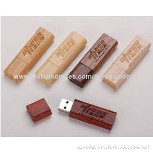 Best Gift Wood USB Flash Drive, Customized Logo Printing is Accepted